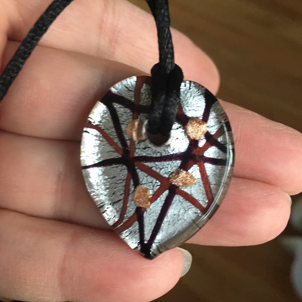 🌻Venetian Murano hand blown glass pendant